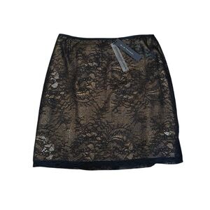 Elie‎ Tahari - Gold & Black
Lace Skirt Sz 4